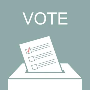 Voting concept picture Stock Illustration