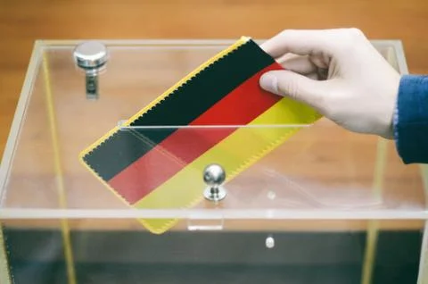 Voting , elections in Germany. Stock Photos