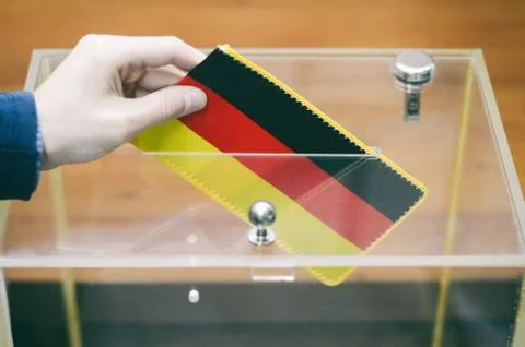 Voting , elections in Germany. Foto stock