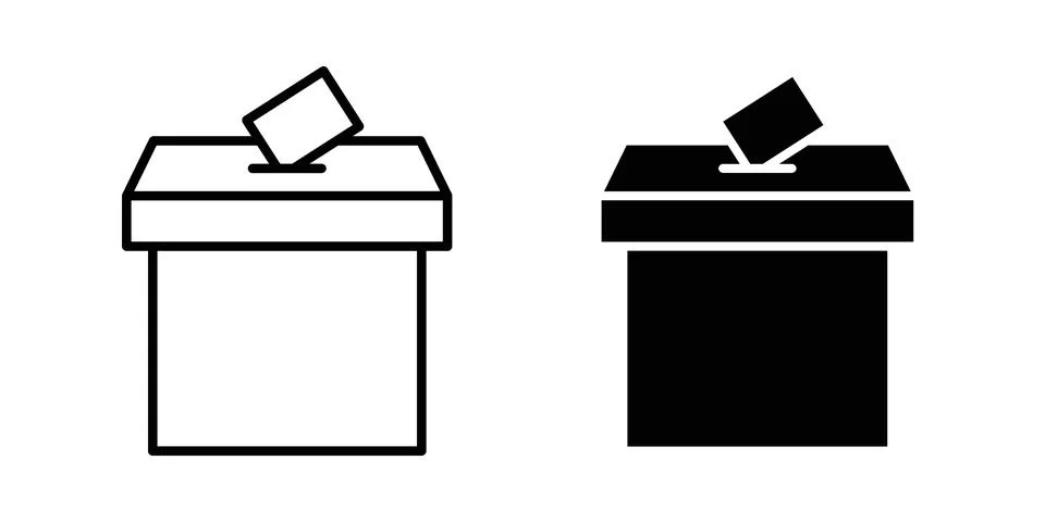 Voting icon graphic element. web icon set 스톡 일러스트