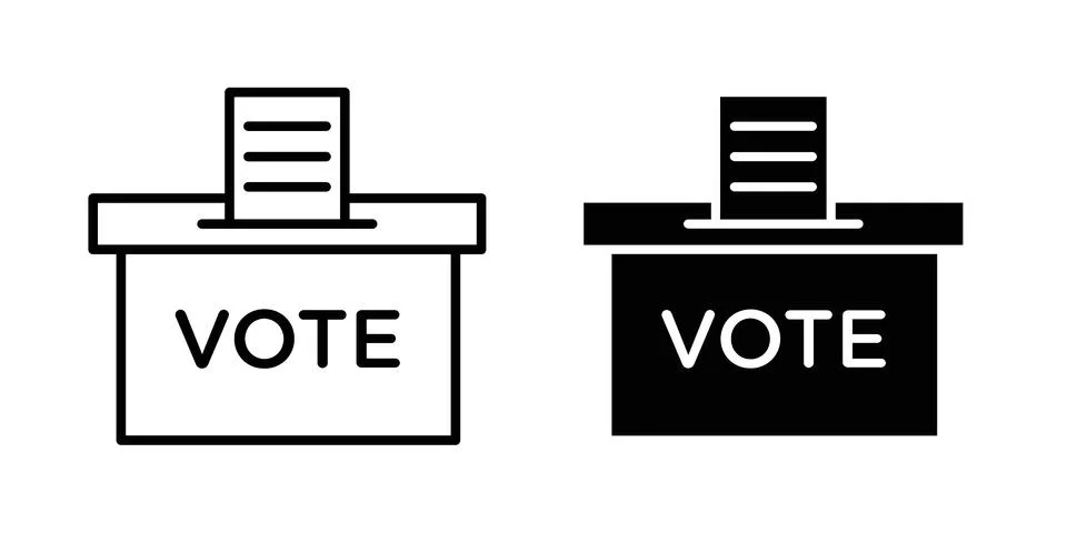 Voting icon Illustration Eps10 for web or app 스톡 일러스트