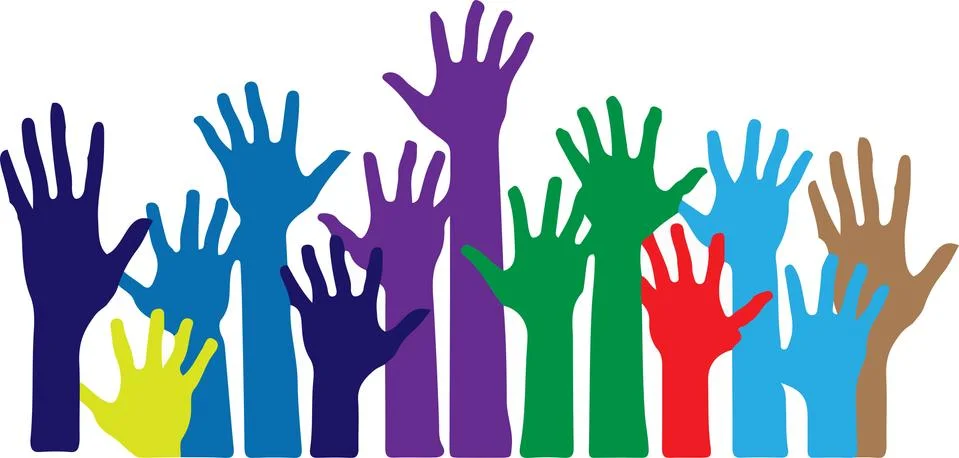 Voting icon on white background Stock Illustration