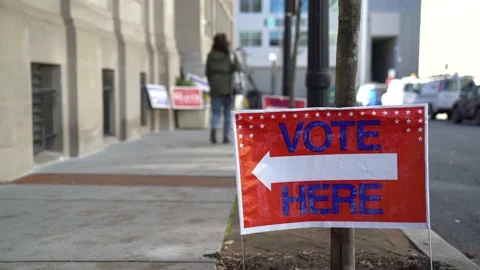 Voting Location in Pennsylvania Video stock 220793970