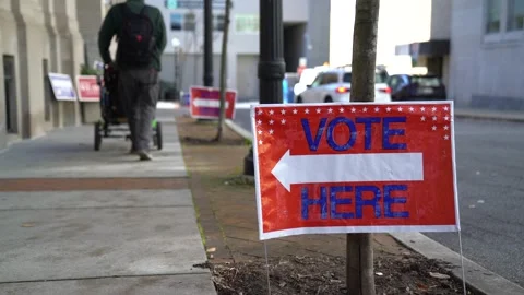 Voting Location in Pennsylvania Stock Footage 220794036