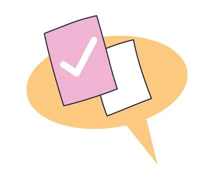 Voting Options and Decision Making Concept for Community and Leadership Stock Illustration