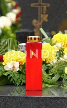 Votive candle Stock Photos