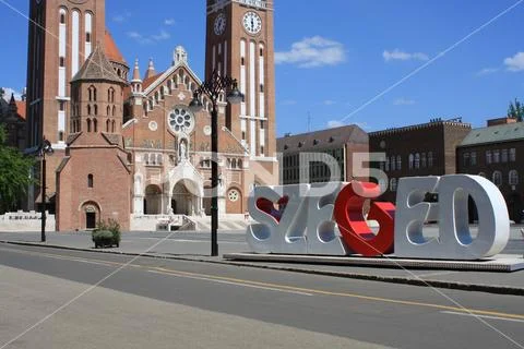 Votive Church and Cathedral of Our Lady of Hungary in Szeged - Image Stock Photos