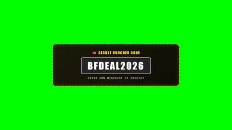 Voucher Coupon Promo Code Unlock Card on Green Screen Stock Footage 345256783