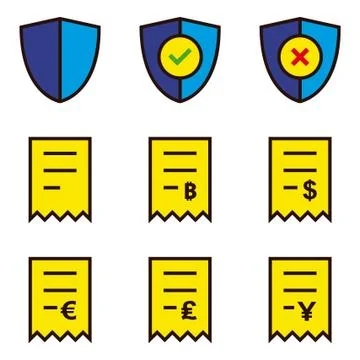 Voucher Security Illustrazione stock