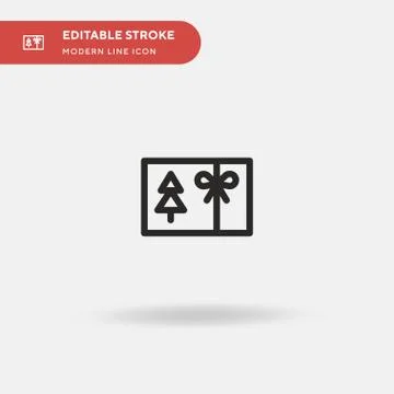 Voucher Simple vector icon. Illustration symbol design template for web mobil Stock-Illustration