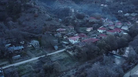 Vovousa Village Stock Footage 293426890