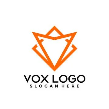 Vox logo Design vector illustration Stock Illustration