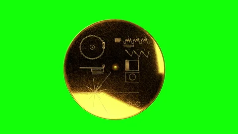 Voyager Golden Record Stock Footage