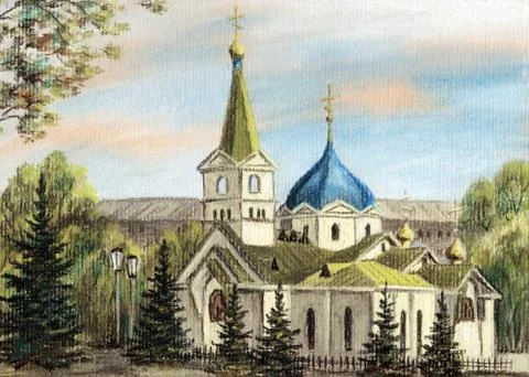 Voznesensky cathedral Stock Illustration