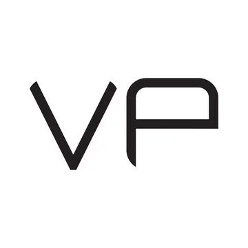 Vp initial letter vector logo icon Stock Illustration