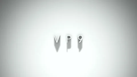 Vp9 3D title animation with shadows on a white background Stock Footage 297670879