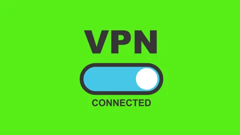 VPN Connected Privacy Protection Shield Green Screen Animation. Website bro.. Stock Footage 300889231