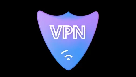 VPN icon animation Stock Footage 255513301