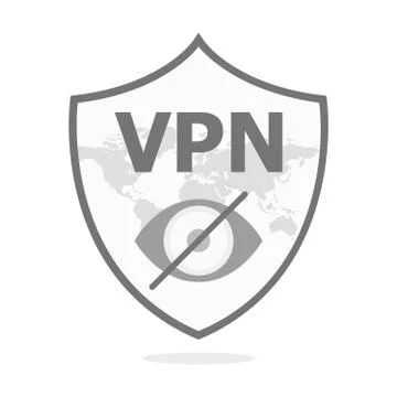 VPN icon vector Internet Security VPN Concept Icon Stock Illustration