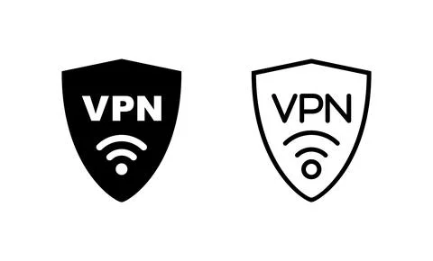 Vpn icon vector. Private network sign and symbol. virtual private network ico Stock-Illustration