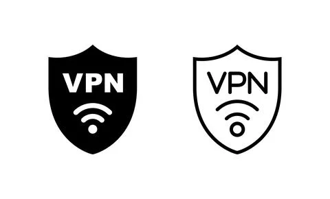 Vpn icon vector. Private network sign and symbol. virtual private network ico Stock-Illustration