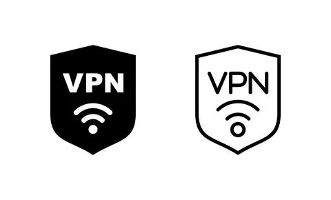 Vpn icon vector. Private network sign and symbol. virtual private network ico Ilustración de archivo