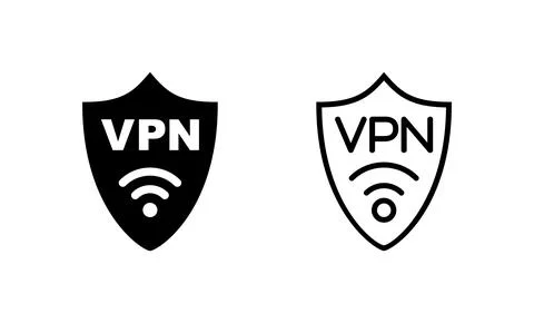 Vpn icon vector. Private network sign and symbol. virtual private network ico Stock-Illustration