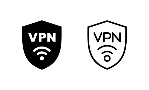 Vpn icon vector. Private network sign and symbol. virtual private network ico Stock-Illustration