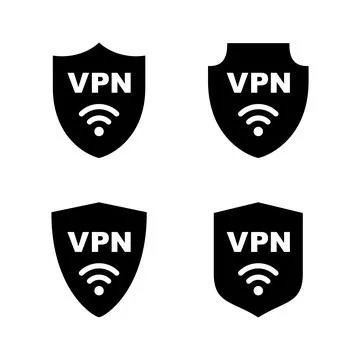 Vpn icon vector. Private network sign and symbol. virtual private network ico Illustrazione stock