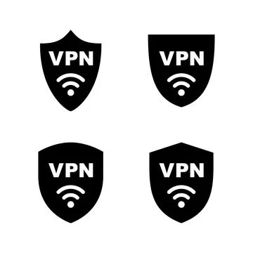Vpn icon vector. Private network sign and symbol. virtual private network ico Stock-Illustration