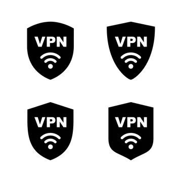 Vpn icon vector. Private network sign and symbol. virtual private network ico 库存插图