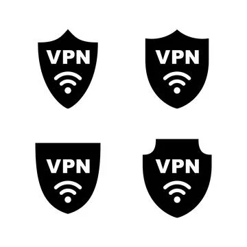 Vpn icon vector. Private network sign and symbol. virtual private network ico Stock-Illustration