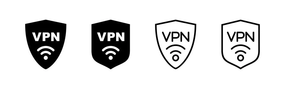 Vpn icon vector. Private network sign and symbol. virtual private network ico Stock-Illustration