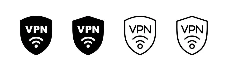 Vpn icon vector. Private network sign and symbol. virtual private network ico Stock-Illustration