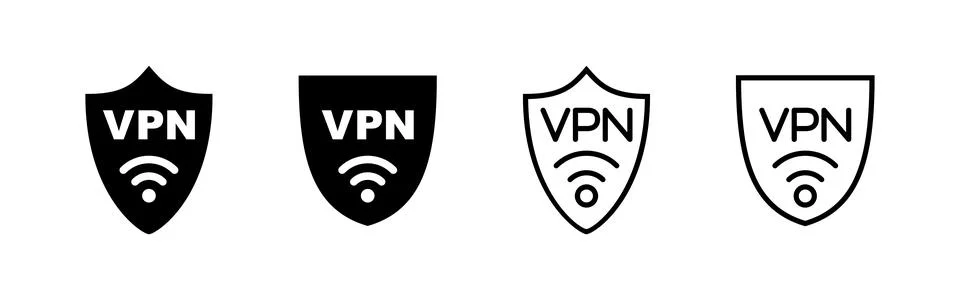 Vpn icon vector. Private network sign and symbol. virtual private network ico Stock-Illustration