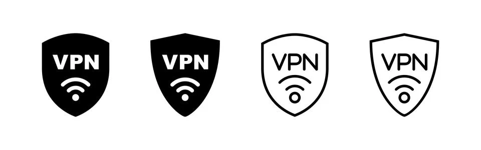 Vpn icon vector. Private network sign and symbol. virtual private network ico Stock-Illustration