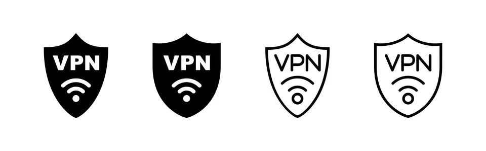 Vpn icon vector. Private network sign and symbol. virtual private network ico Stock Illustration