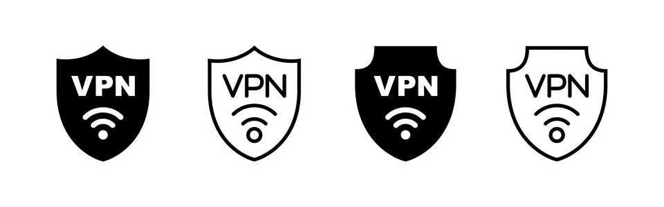 Vpn icon vector. Private network sign and symbol. virtual private network ico Stock-Illustration