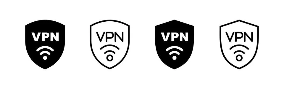 Vpn icon vector. Private network sign and symbol. virtual private network ico Stock-Illustration