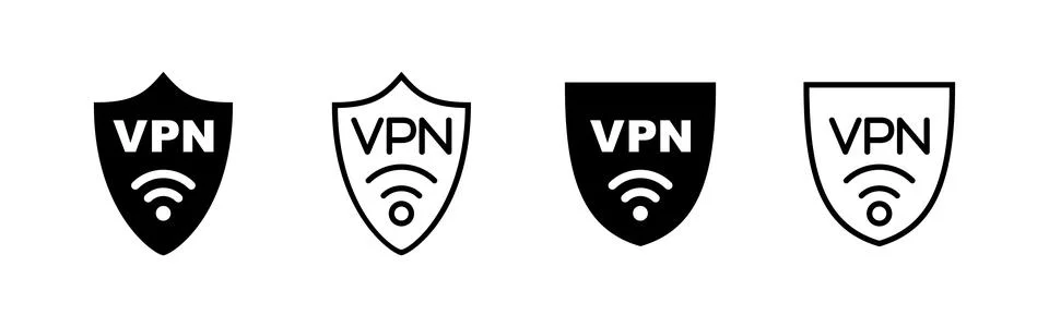 Vpn icon vector. Private network sign and symbol. virtual private network ico Stock-Illustration