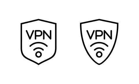 Vpn icon vector. Private network sign and symbol. virtual private network ico Stock-Illustration