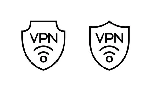 Vpn icon vector. Private network sign and symbol. virtual private network ico Stock-Illustration