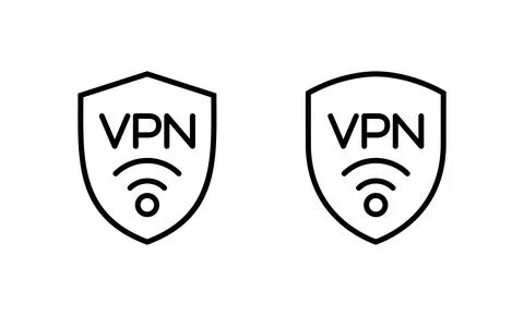 Vpn icon vector. Private network sign and symbol. virtual private network ico Stock-Illustration