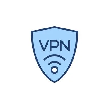 Vpn icon vector. Private network sign and symbol. virtual private network ico Ilustración de archivo