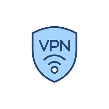 Vpn icon vector. Private network sign and symbol. virtual private network ico Stockillustratie