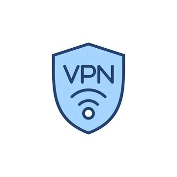 Vpn icon vector. Private network sign and symbol. virtual private network ico Stock Illustration