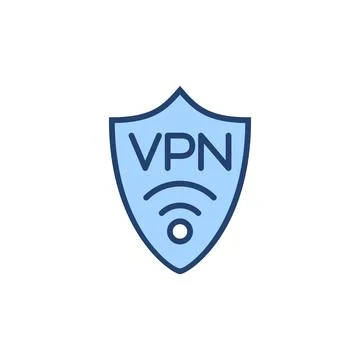 Vpn icon vector. Private network sign and symbol. virtual private network ico Stock-Illustration