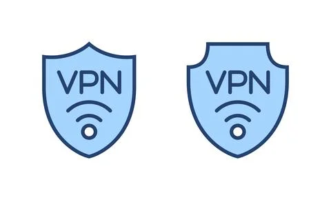 Vpn icon vector. Private network sign and symbol. virtual private network ico Illustrazione stock