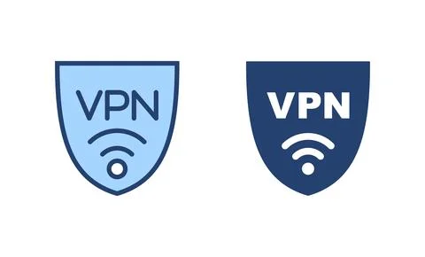 Vpn icon vector. Private network sign and symbol. virtual private network ico Ilustración de archivo