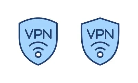 Vpn icon vector. Private network sign and symbol. virtual private network ico Stock Illustration